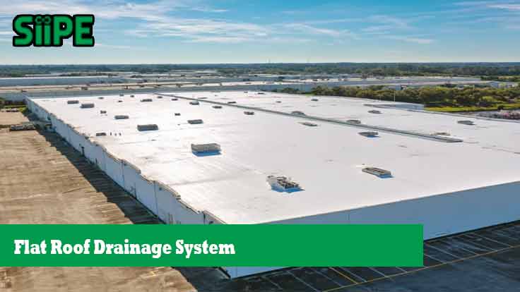Image flat roof drainage system
