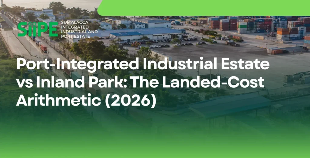 port-integrated industrial estate